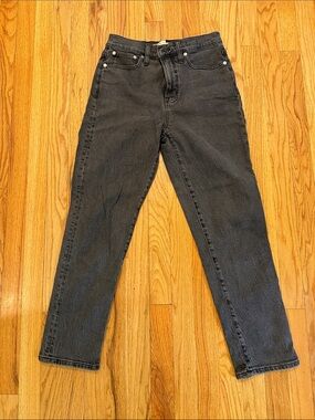 Madewell Perfect Vintage Jean straight leg style in washed black